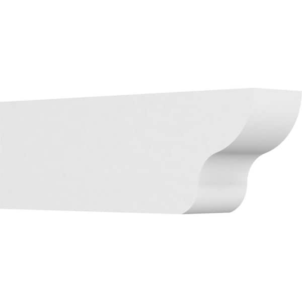 Ekena Millwork 5 in. x 8 in. x 24 in. Standard Greensboro Architectural Grade PVC Rafter Tail Brace