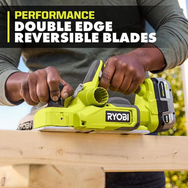 RYOBI ONE+ 18V Cordless 3-1/4 in. Planer (Tool Only) PCL428B - The