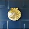 Vintage Brass Seashell Scallop Door Knocker