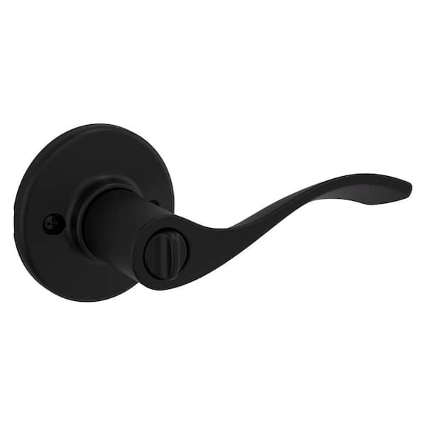 Kwikset Series Casey Matte Black Exterior Keyed Entry Door Handle with  Smartkey in the Door Handles department at