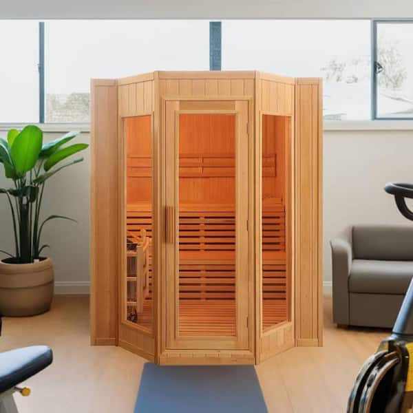 SUNRAY SAUNAS Tiburon 4-Person Traditional Sauna HL400SN