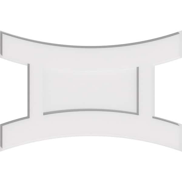 Ekena Millwork 1 in. P X 24 in. W X 16 in. H Haven Architectural Grade PVC Contemporary Ceiling Medallion