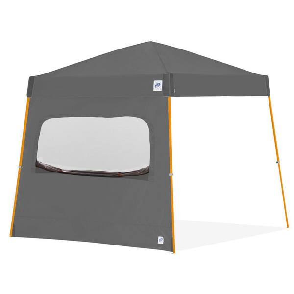 E-Z UP 12 ft. x 12 ft. Steel Gray Light Duty Sidewalls with Mesh Windows and Angle Leg