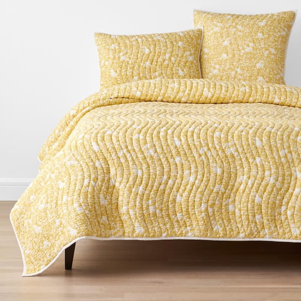 target yellow duvet