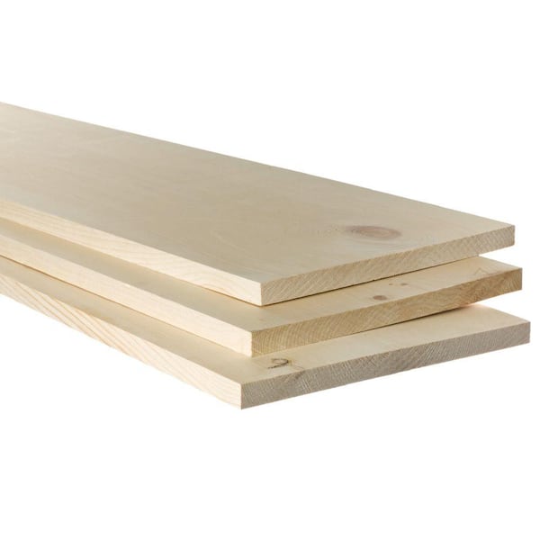 1 in. x 12 in. x 4 ft. Premium Kiln-Dried Square Edge 1 in. x 12 in. x 4 ft. Premium Kiln-Dried Square Edge