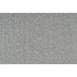 Havasu - Gulf - Blue 12 ft. 32 oz. Wool Loop Installed Carpet
