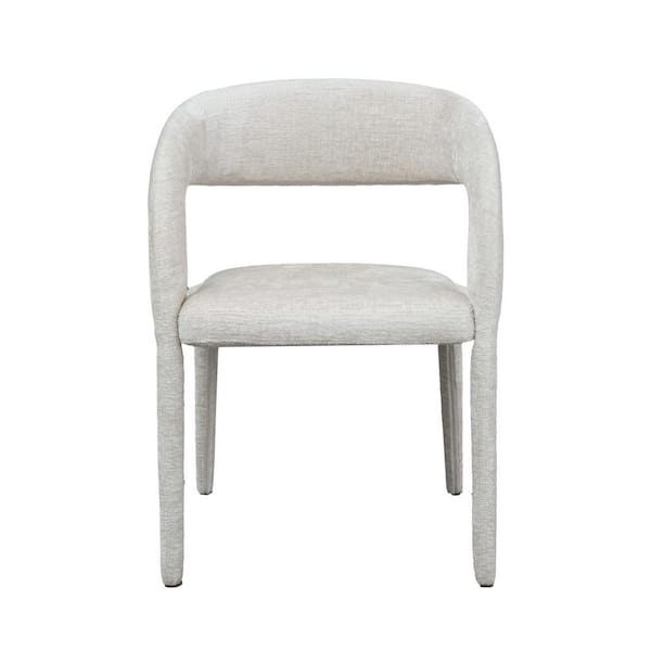 Faerron Light Grey Fabric Dining Chair
