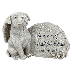 4 in. H Forever in Our Hearts Memorial Dog Statue