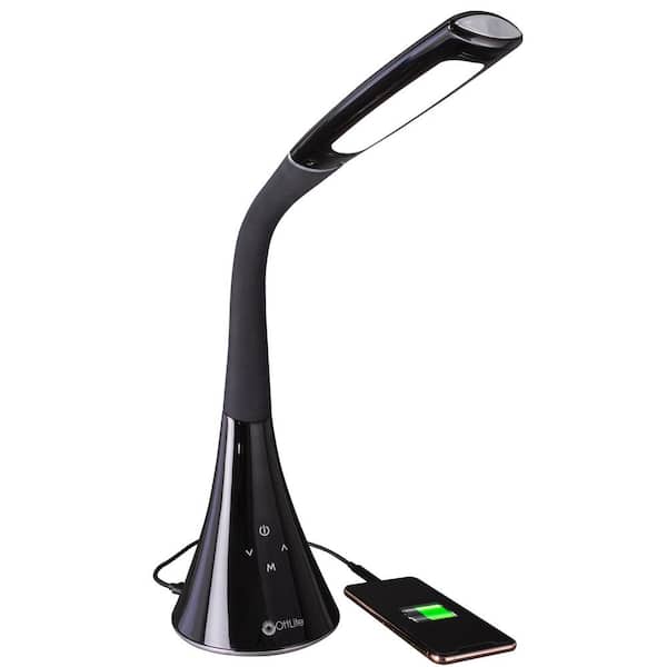 OttLite Desk Lamp/Night Light with Three Brightness Settings, USB