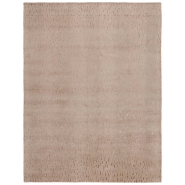 Tibetan 9 ft. x 12 ft. Light Beige/Camel Animal Print Area Rug