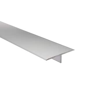 Novosepara 4 Matt Silver 1 in. x 98-1/2 in. Aluminum Tile Edging Trim