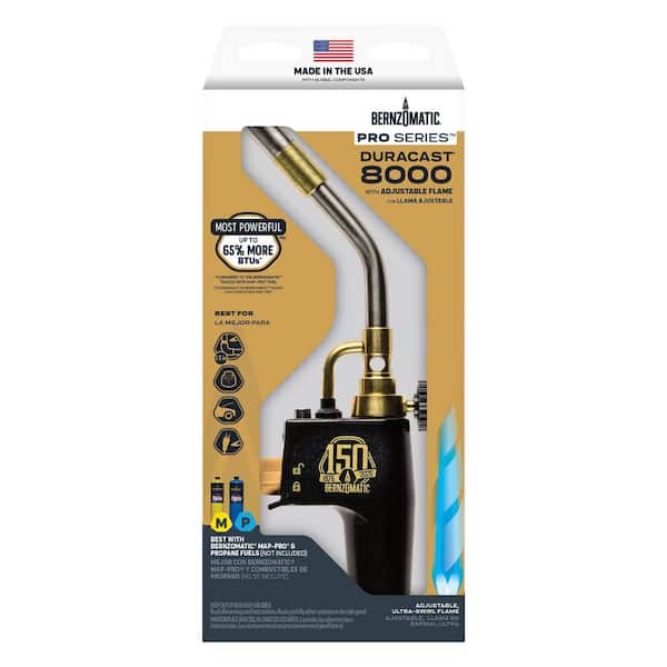 Bernzomatic DuraCast 8000 Torch Compatible with MAP-Pro Gas and