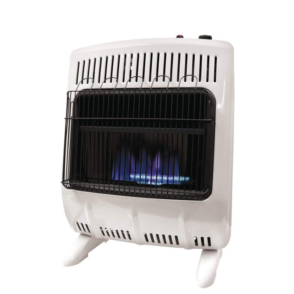 Mr. Heater 20,000 BTU Vent Free Blue Flame Natural Gas or Propane Dual Fuel Indoor Space Heater