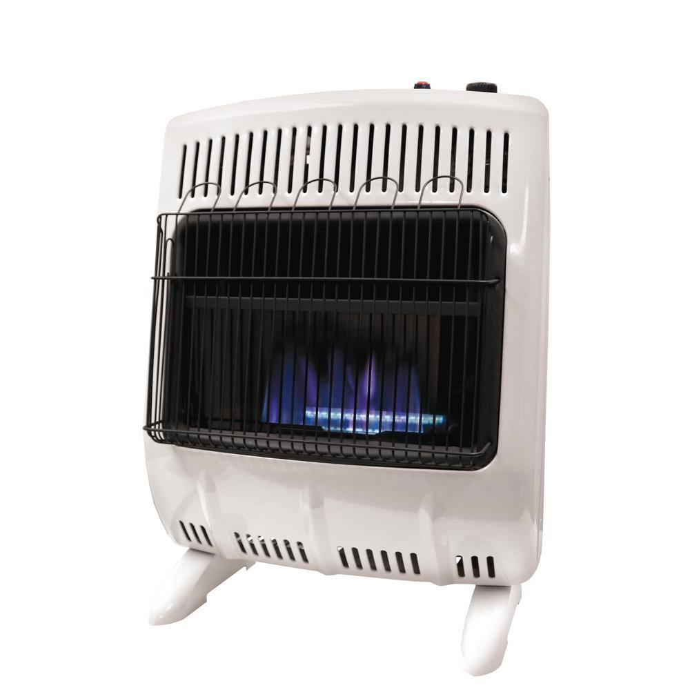 Mr. Heater 20,000 BTU Vent Free Blue Flame Dual Fuel Heater MHVFDF20BFT -  The Home Depot