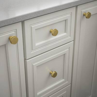 Brass Cabinet Knobs Hardware The Home Depot Brass Cabinet Knobs, Aged Brass Kitchen Cabinet Knobs