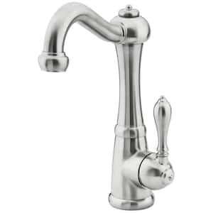 Marielle Single-Handle Bar Faucet in Stainless Steel