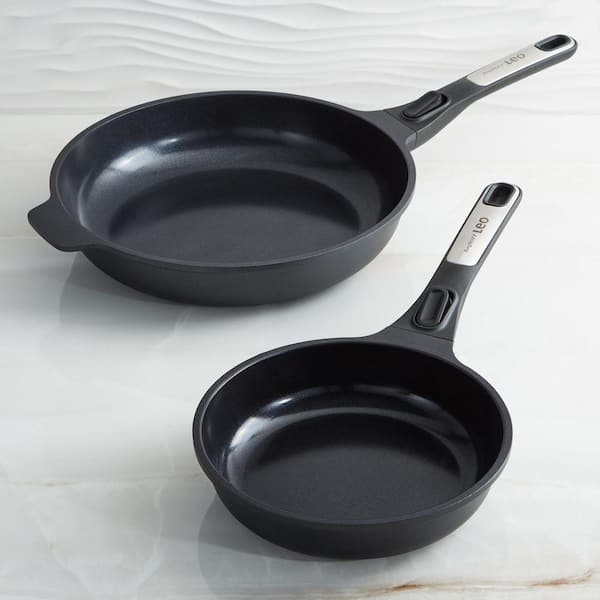BergHOFF Leo Phantom 2-Piece Nonstick Ceramic Fry Pan Set, Recycled