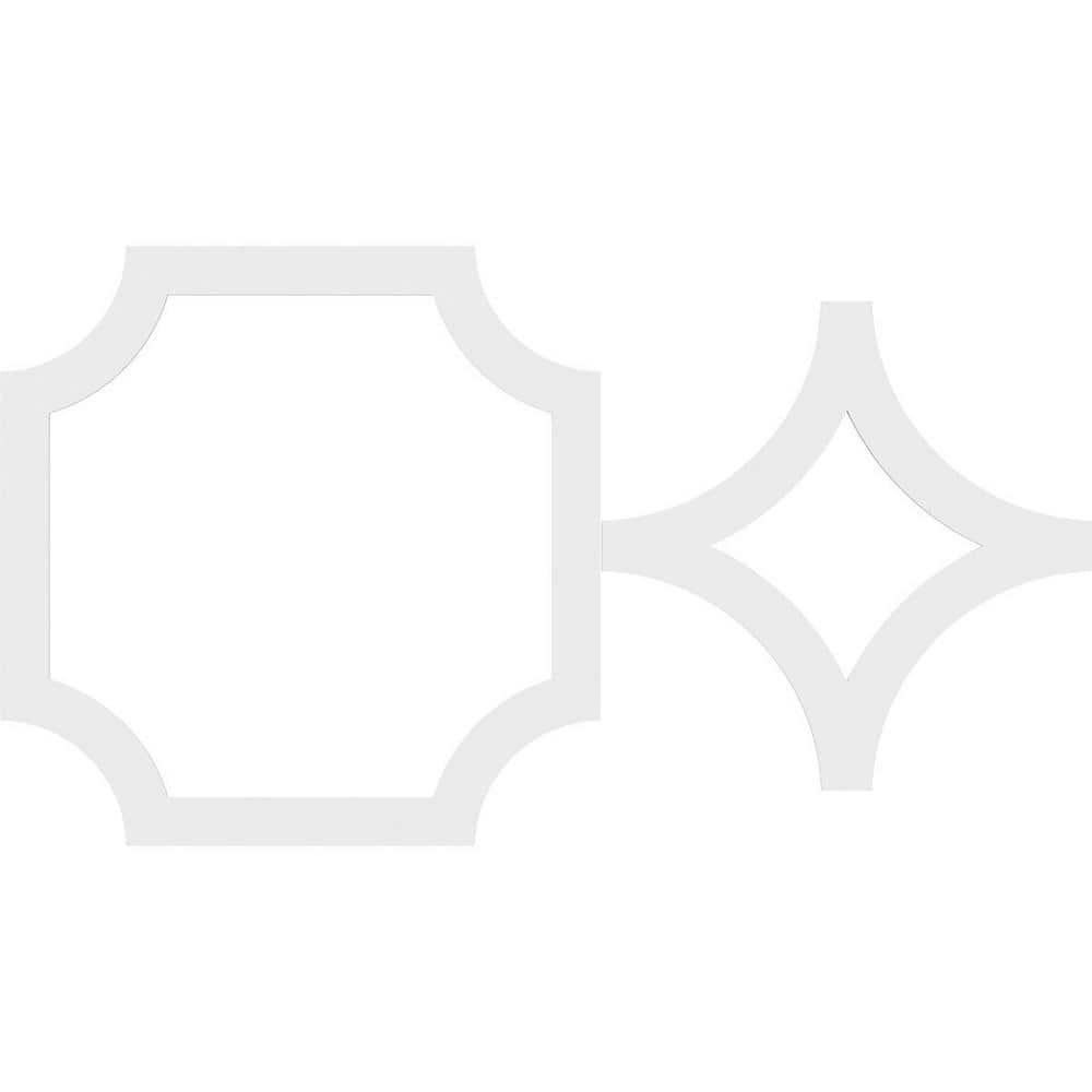 Large White PVC Decorative Fretwork Wall Panels
