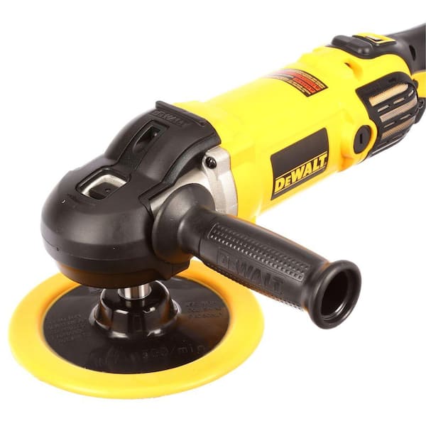 DEWALT DW849 8 Amp 7-Inch/9-Inch Electronic Variable-Speed Right-Angle  Polisher