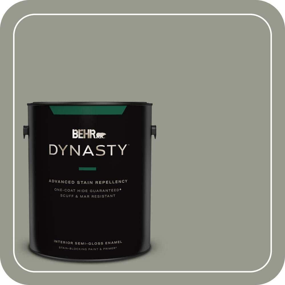 1 gal. #MQ6-21 Hunters Hollow One-Coat Hide Semi-Gloss Enamel Interior Stain-Blocking Paint & Primer price history on PriceWatchPro