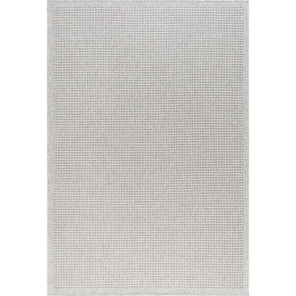 Tayse Rugs Denver Basketweave Taupe 4 ft. x 6 ft. Indoor/Outdoor Area ...