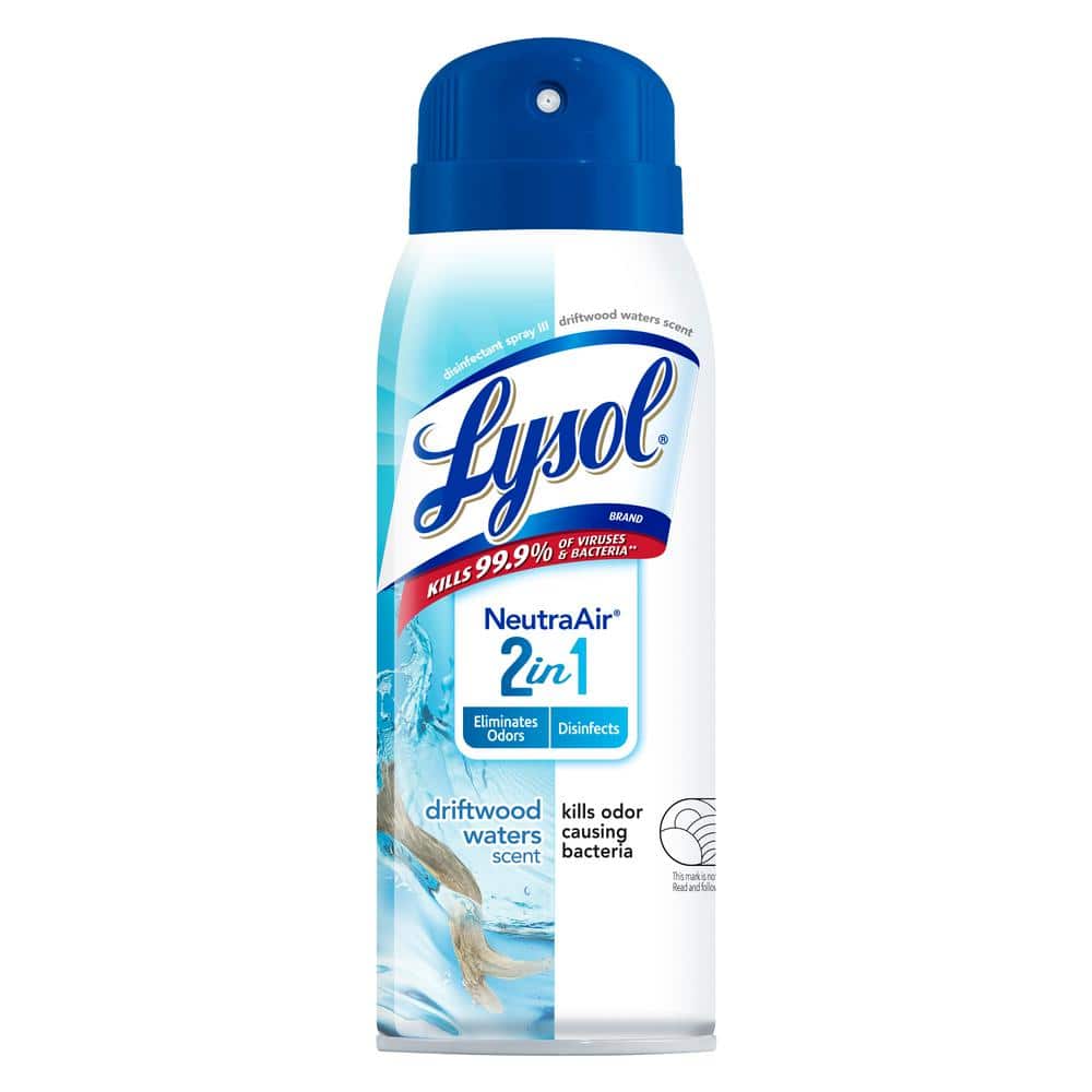Lysol 10 oz. NeutraAir Driftwood Waters Disinfectant Air Freshener Spray  19200-98287 - The Home Depot