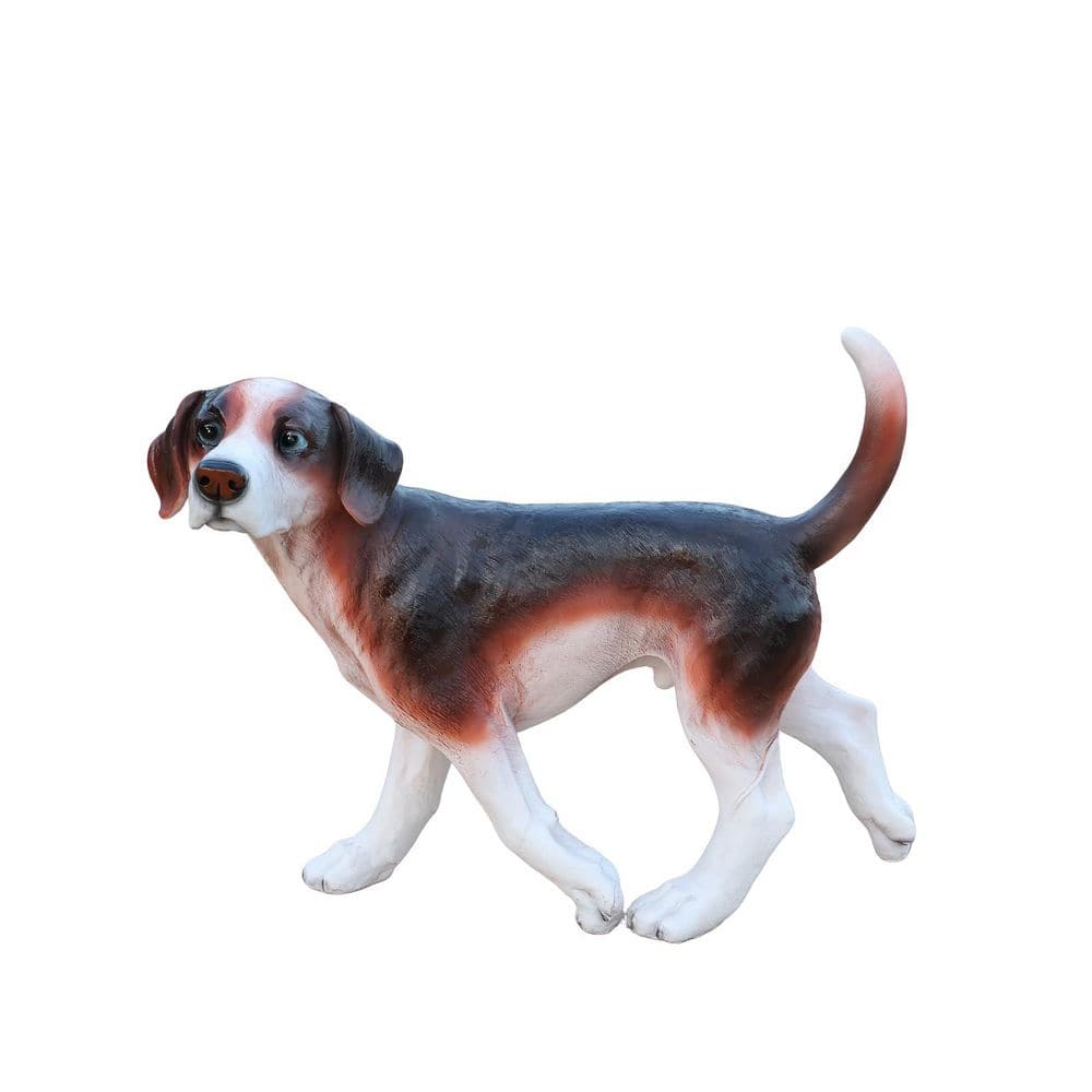 Standing Beagle Dog Statue, Resin Weatherproof Garden Decor, Lifelike Animal Figurine for Outdoor Yard Patio price history on PriceWatchPro