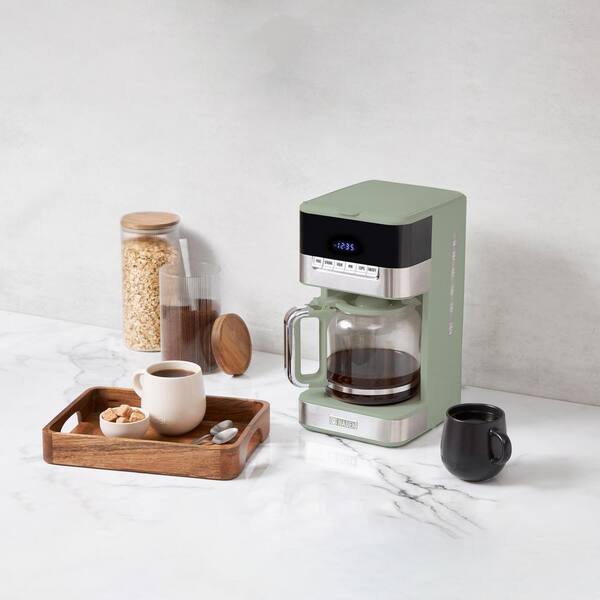 HADEN Quintessential 12-Cup Cedar Green/Chrome Drip Coffee