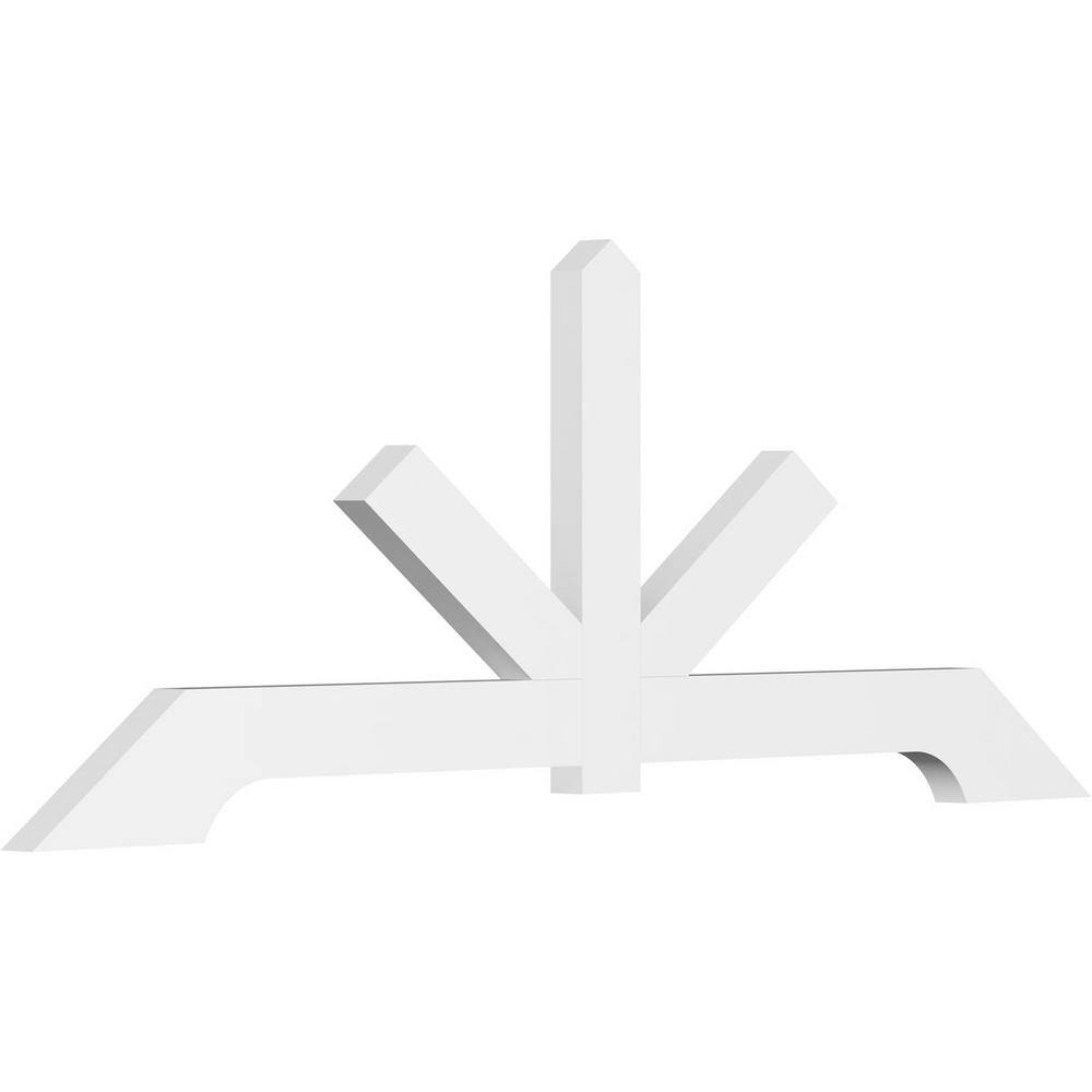 72 in. W x 27 in. H x 2 in. D x 4 in. F, 9/12 Pitch, Vanguard Signature Urethane Gable Bracket, Primed Tan price history on PriceWatchPro