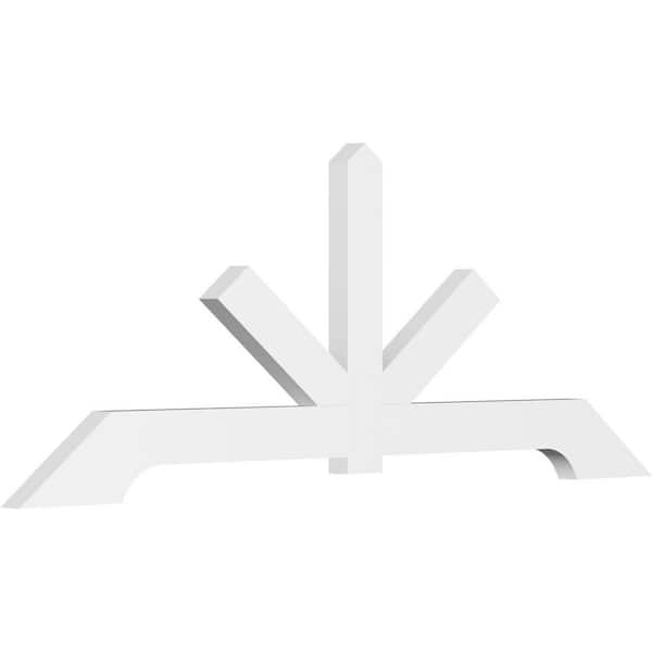 Ekena Millwork Vanguard 72 in. W x 27 in. H x 2 in. D Signature Polyurethane Bracket
