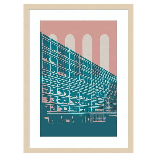 Amanti Art Architecture V by Gary William 1 Piece Framed Giclee Architecture Art Print 25 in. x 19 in.