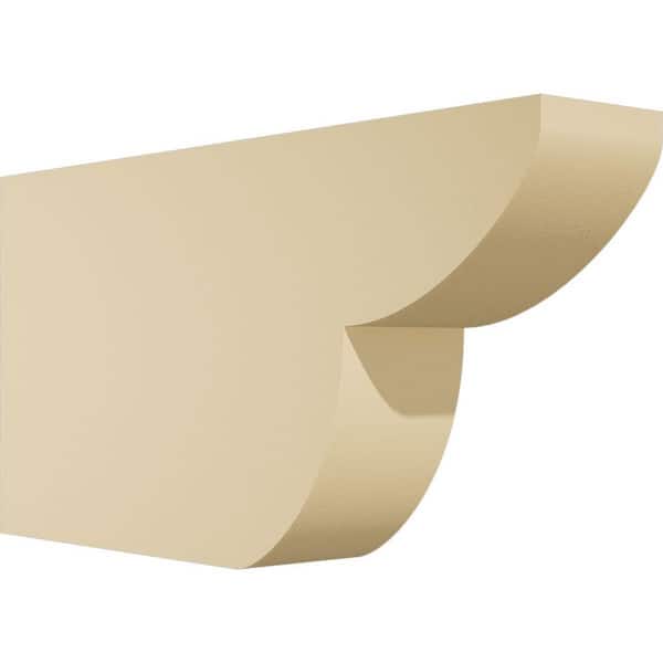 Ekena Millwork Standard Crestline 3 in. W x 8 in. H x 16 in. D Signature Urethane Rafter Tail Outlooker