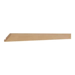 Lancaster Series 96 in. W x 0.75 in. D x 4.25 in. H Cabinet Crown Molding in Natural Wood