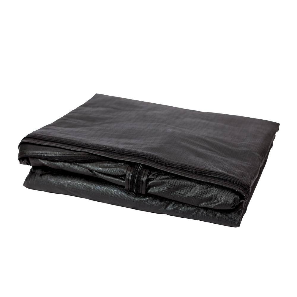 Heavy Duty Black Vinyl Full-Length Patio Heater Cover