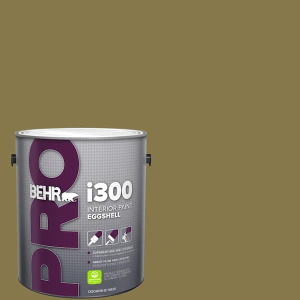 1 gal. #M330-7 Green Tea Leaf Eggshell Interior Paint