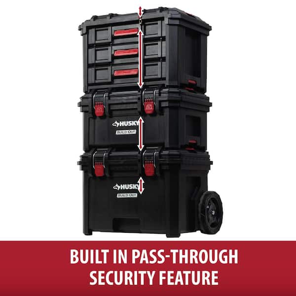 Husky - Build-Out 22 in. Modular Tool Storage Large Tool Box