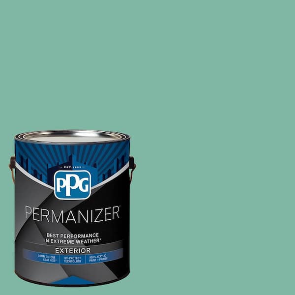 1 gal. PPG1140-4 Key Largo Semi-Gloss Exterior Paint