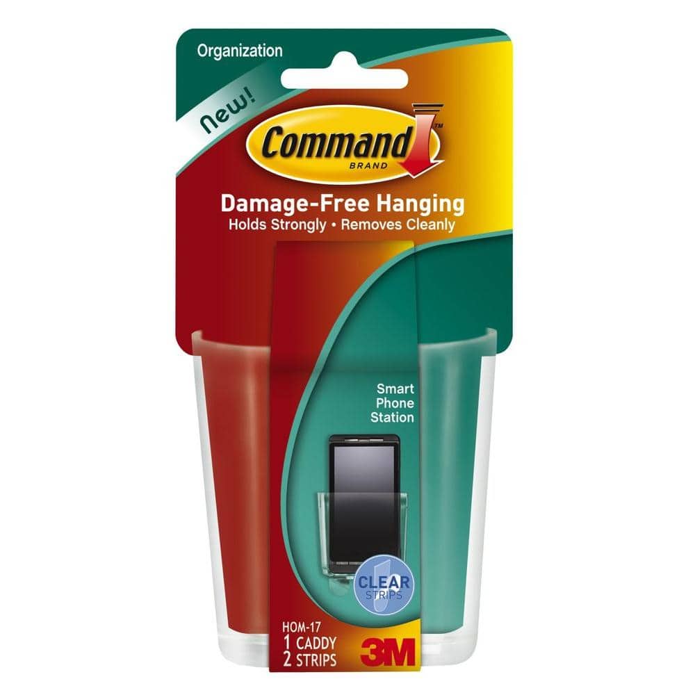 Command™ Clear Small Caddy with Clear Strips HOM16CLR-ES