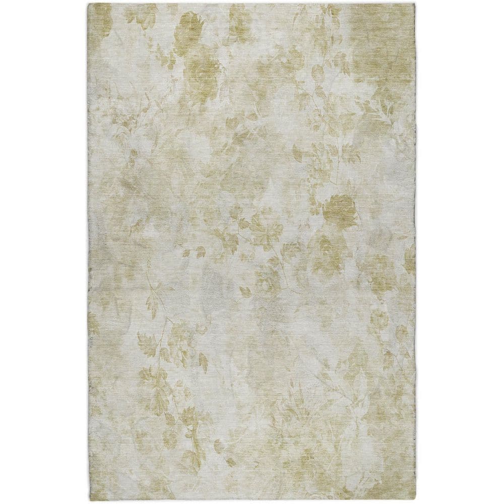Dream Shag Premium Machine Washable Abstract ADS724 Khaki 3 ft. x 5 ft. Area Rug price history on PriceWatchPro