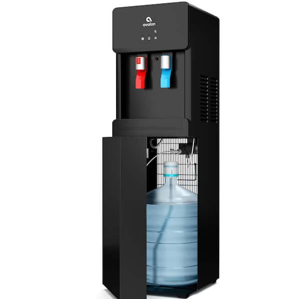 Matte Black Top Load Water Dispenser