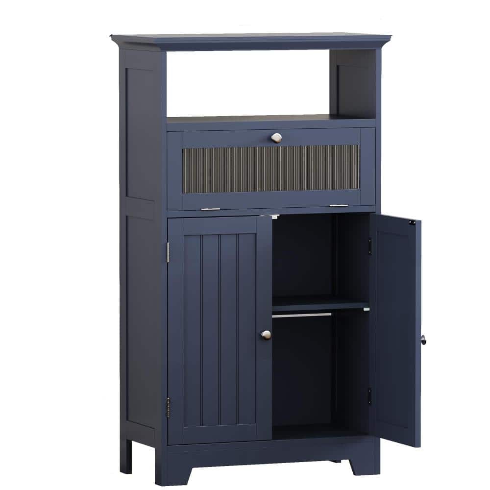 21.6 in. W x 41.3in. H Rectangular Navy Blue Recessed or Surface Mount Medicine Cabinet without Mirror price history on PriceWatchPro