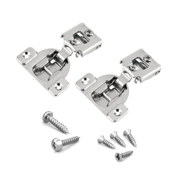 Blum COMPACT Series 35 mm Spring Closing 3/4 in. Overlay for Face Frame Cabinet Wrap-around Hinge (2-Pack)