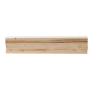 3/8 in. x 1-1/2 in. x 18 in. White Wood (10-Pack)