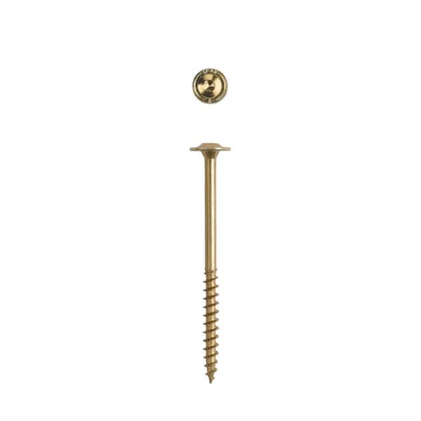 1/4 in. x 5 in. Interior Washer Head Structural Wood Lag Screws Powerlags Torx T-Star (50 Each) Bit Included