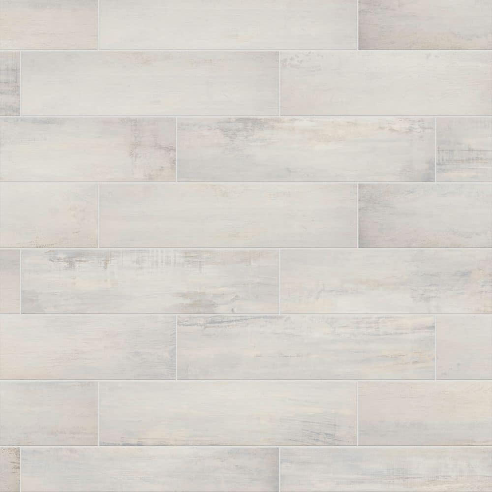 Serene Wood Cream 6 in. x 24 in. Porcelain Floor and Wall Tile Sample (0.93 sq. ft./Piece) price history on PriceWatchPro