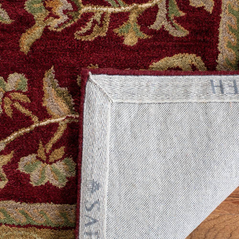 Heritage Hand-Tufted Wool Rectangular Rug in Luscious Red