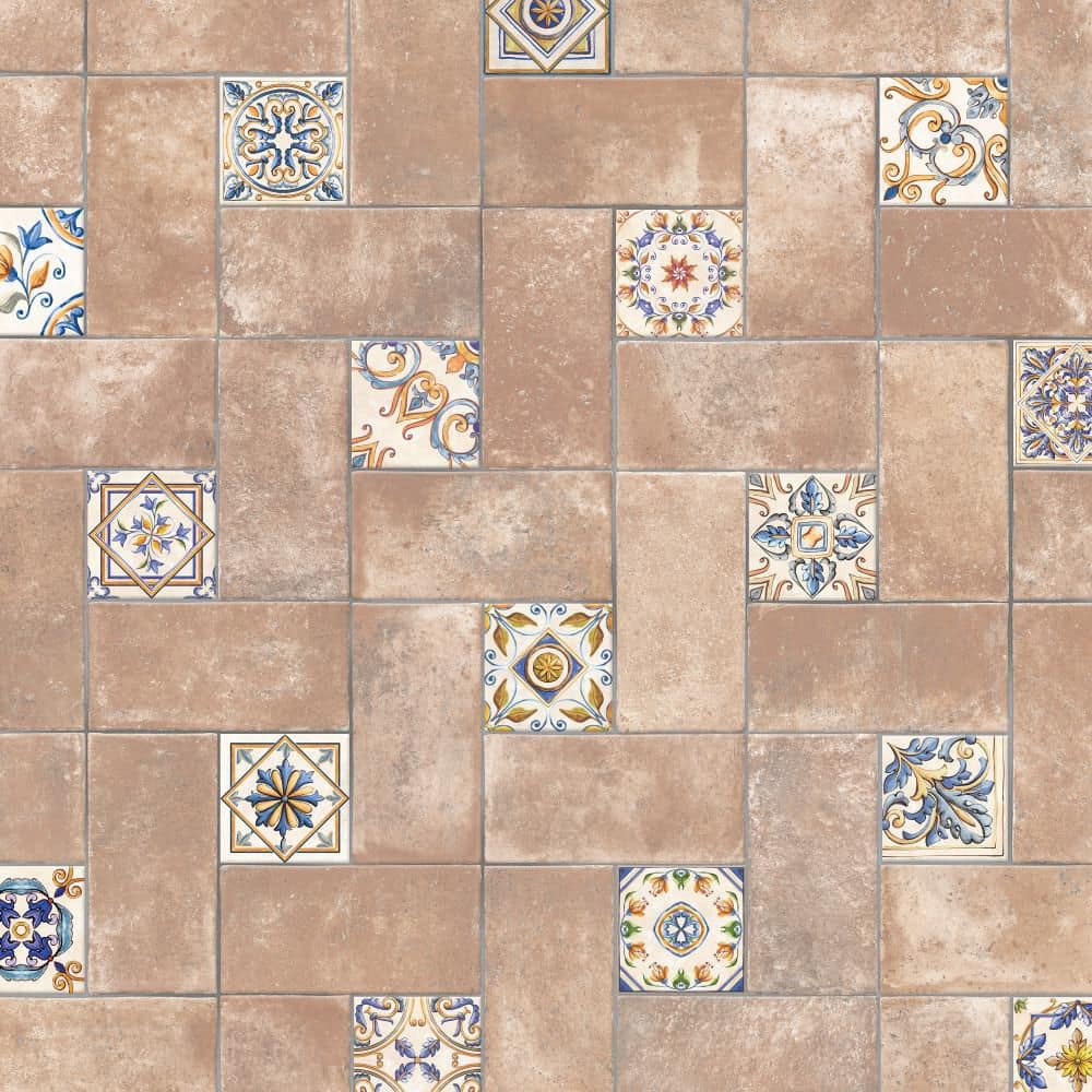 Toscana Spirale Montalcino with Giotto Deco 16 in. x 24 in. Porcelain Floor and Wall Tile (28.98 sq. ft. /Case) price history on PriceWatchPro