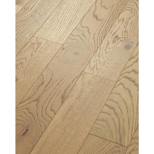 Morganton Mindful White Oak 1/2 in. T x 5 in. W Wire Brushed Engineered Hardwood Flooring (29.5 sqft/case)