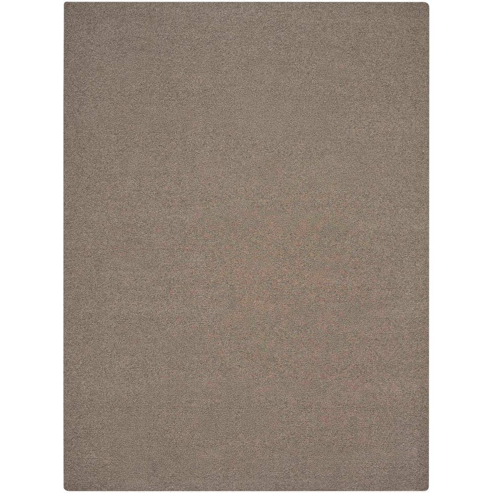 Natural Harmony Four Square Driftwood 8 ft. x 10 ft. Custom Area Rug