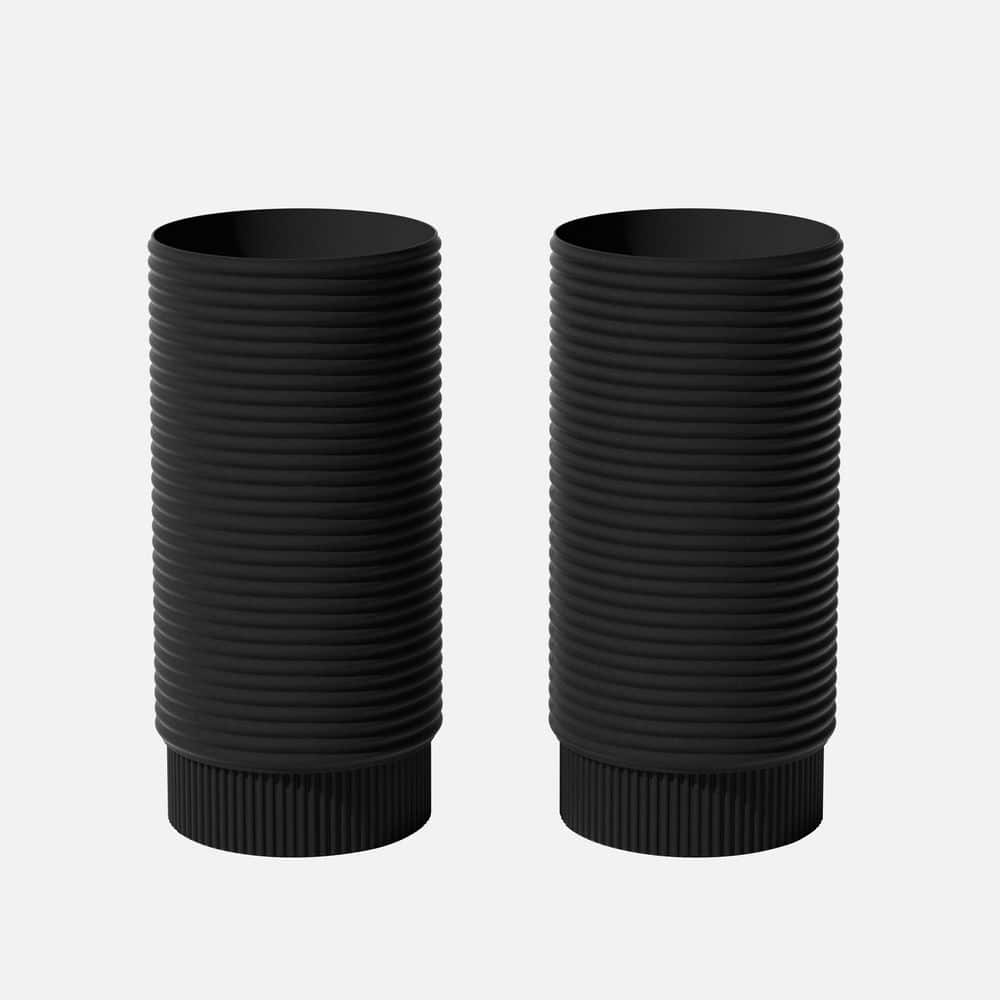 Mod 28.75 in. Round Black Tall Plastic Planter price history on PriceWatchPro